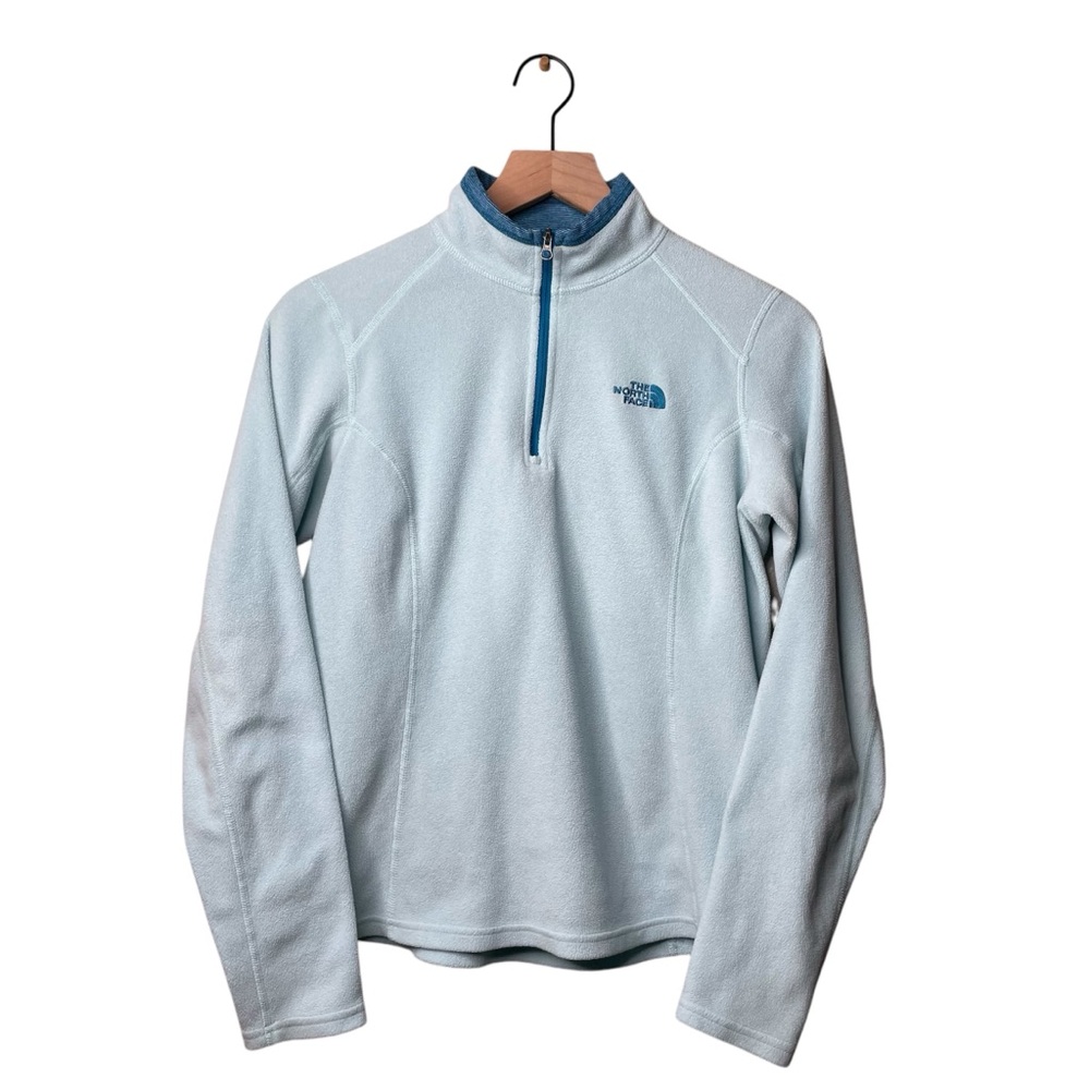 The North Face Quarter Zip Fleece Pullover Sweater Polartec Classic Sweatshirt